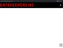 Tablet Screenshot of gatekeepersmc.com